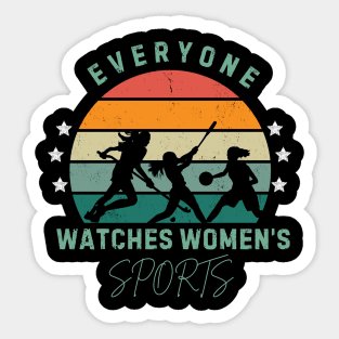 (V20) EVERYONE WATCHES WOMEN'S SPORTS Sticker